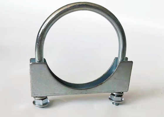 普遍的な鋼板円形の棒M10のU字型ボルトの排気クランプ1.5-6inch