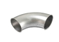 銀製の白い塵抽出の管のステンレス鋼60度の肘の溶接の関係