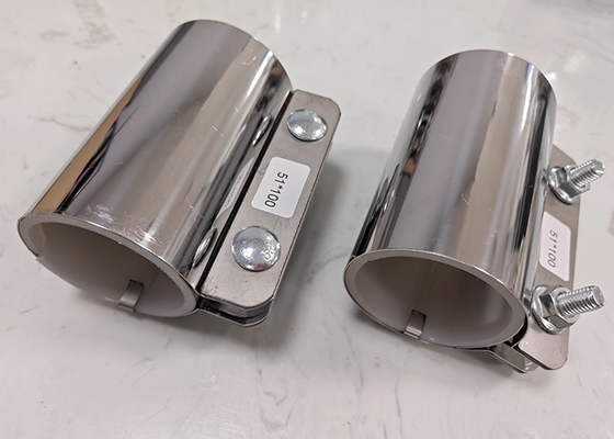 ステンレス鋼 50x100mm パネウマティック輸送パイプ結合
