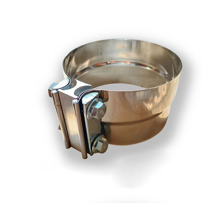 5インチ 厚さ0.5mm 304ステンレス鋼 丸型 異径排気管クランプ マフラークランプ