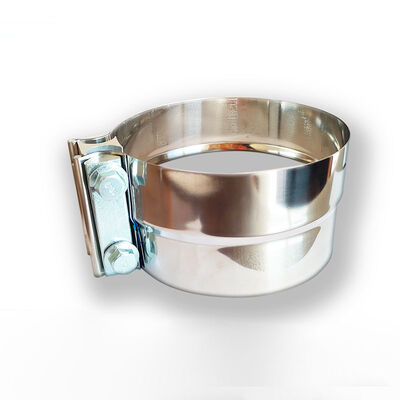 5インチ 厚さ0.5mm 304ステンレス鋼 丸型 異径排気管クランプ マフラークランプ