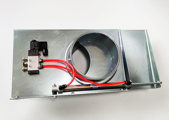 Hvacシステムのための電流を通された炭素鋼150mmの送風ゲートの空気の送風ゲート