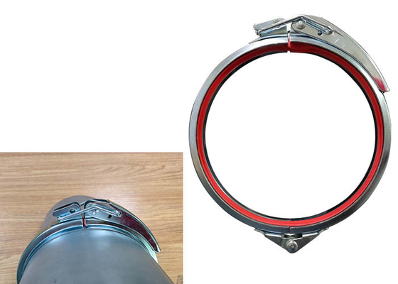 正常な圧力80mmクイック リリースのパイプ・クランプのThinckness 1.0mmの換気の管の付属品