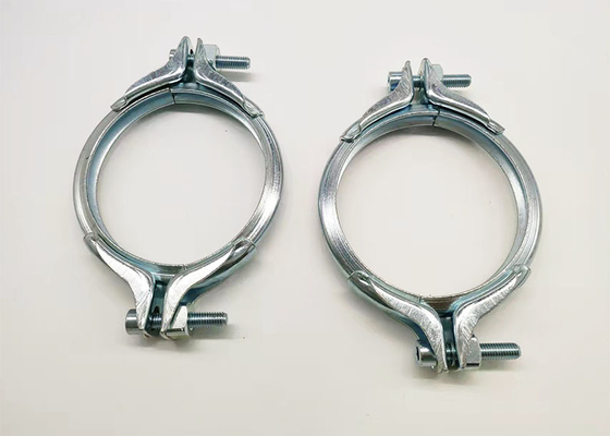 HVAC 用の丸いリング分割チューブ クランプ 80-450mm