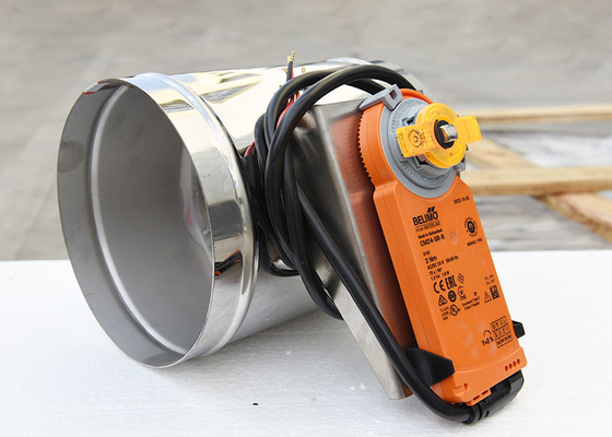 90° 角度調整 電子ダムパー Hvac 手動/自動 ガスケット開/閉