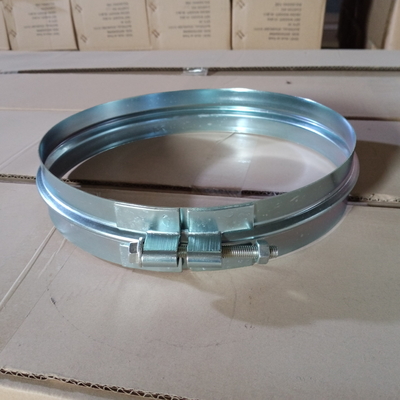 150~600mm 幅クランプ 幅48mm スパイラルクランプ 帯 フランジド・スピラル・ダクト接続